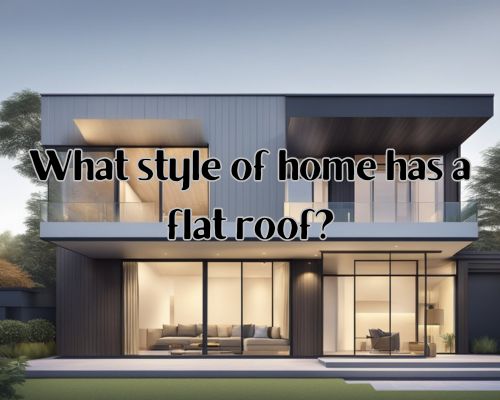 A modern minimalist home with a flat roof, clean lines, and large windows