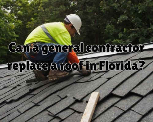 a contractor in Florida replacing tile roofing