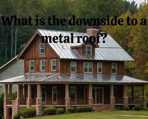 a home with metal roofing