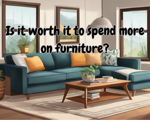 A cozy living room with a high-quality, comfortable sofa and a sturdy, elegant coffee table surrounded by warm, inviting decor