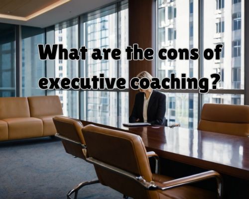 a CEO coach all alone in an office