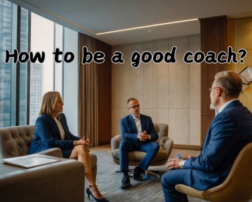 a coach together with his successful coachee