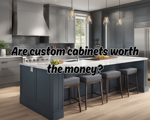 A modern kitchen with sleek, custom cabinets, integrated appliances, and luxurious finishes