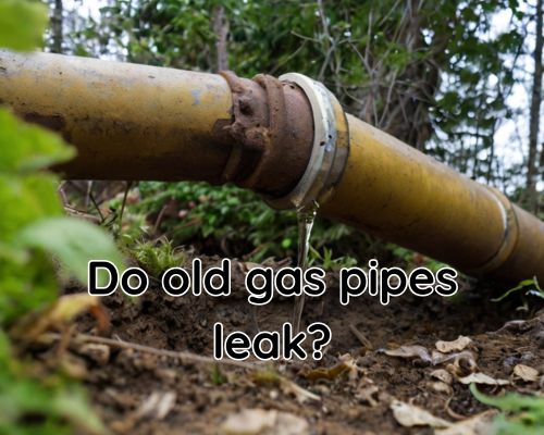 an old gas pipe