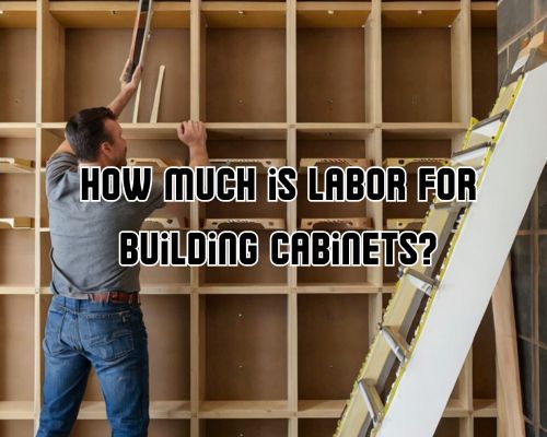 a cabinetry man building bookshelves