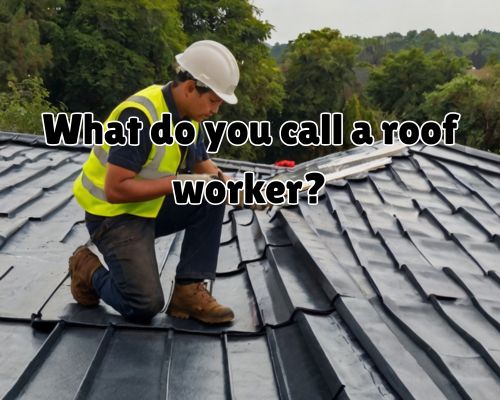 a roofer doing roof inspections thoroughly