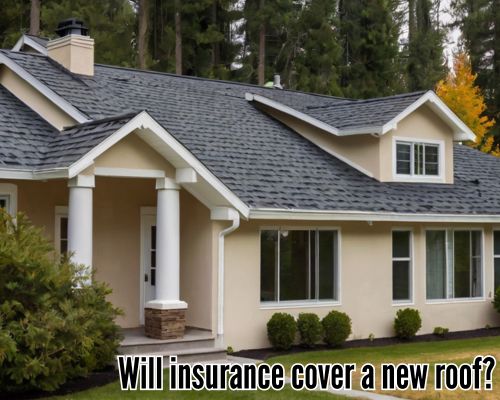 a home with good new roofing